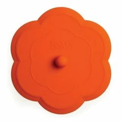 RSVP - Silicone Flower Sink Stopper Orange