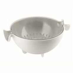 Guzzini - Colander And Bowl Set 30cm Grey