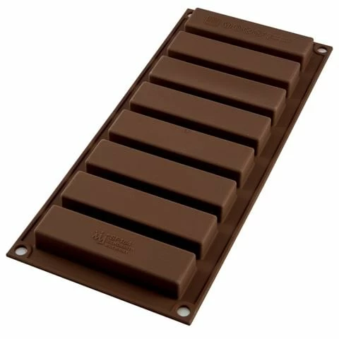 Silikomart - My Snack Silicone Mould Brown