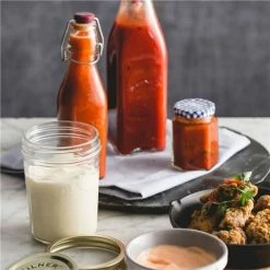 Kilner - Mayonnaise & Sauce Glass Jar Set 350ml 4pce