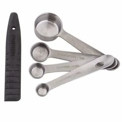 MasterPro - Professional Measuring Spoons W/Leveller Set 5pc