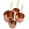Academy Home Goods - Copper-Plated Measuring Cup Set 4pce