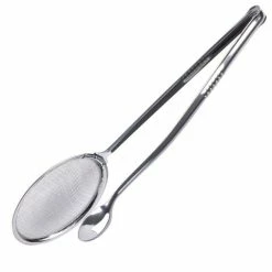 Cuisena - Stainless Steel 2-In-One Frying Tongs And Strainer